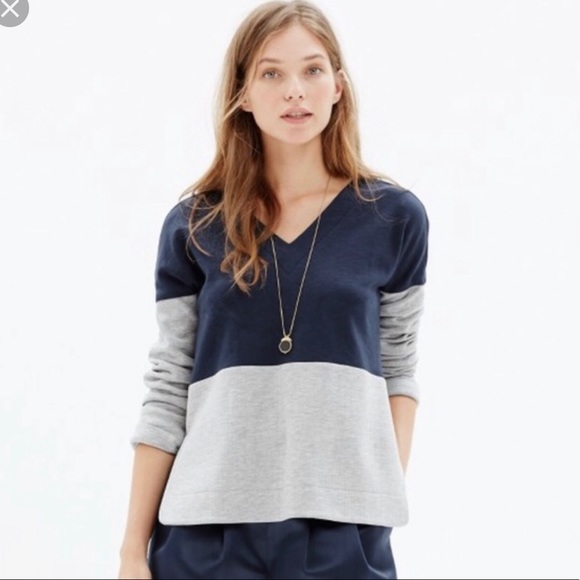 MADEWELL Crosswalk Pullover Sweatshirt Size XS - Picture 1 of 8